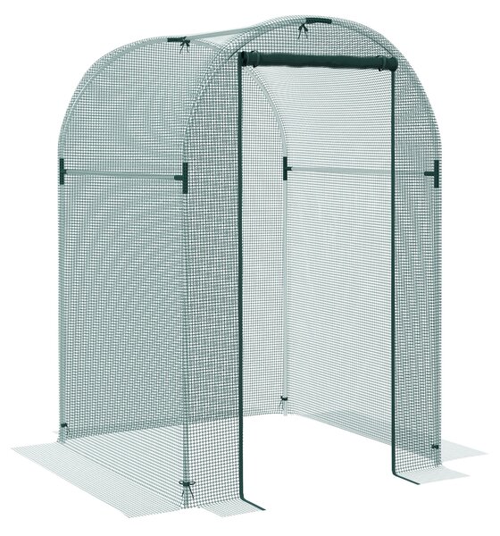 Outsunny 120 x 120cm Mini Polytunnel Greenhouse