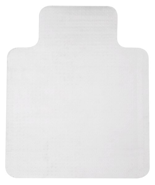 HOMCOM Office Carpet Protector Chair Mat Clear Spike Non Slip Chairmat Frosted Lipped Aosom UK
