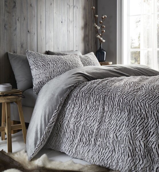 Catherine Lansfield Wolf Bedding Set Neutral