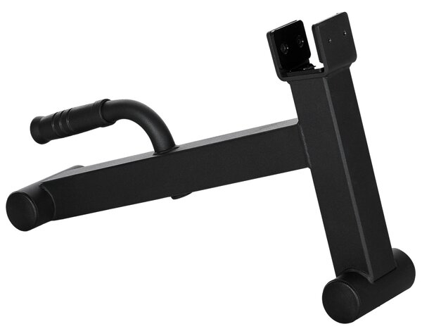 SPORTNOW Barbell Jack, Deadlift Jack w/ Non-Slip Handle, Easily Load & Unload 200kg Barbell Plates for Home Gym Deadlifting Weight Training Aosom UK