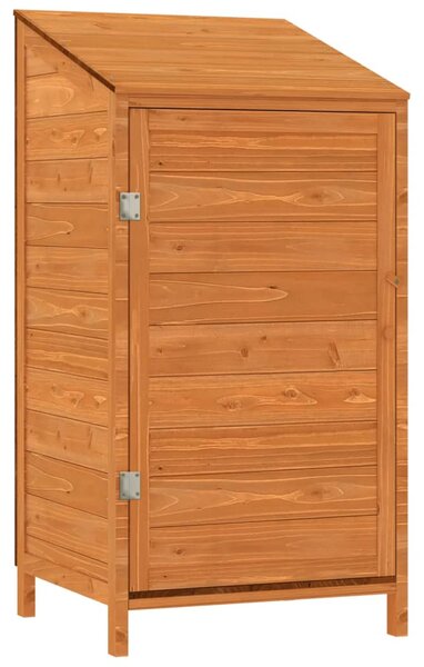 Garden Shed Brown 55x52x112 cm Solid Wood Fir