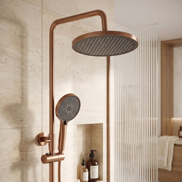 Shower set PREMIUM Rea Maxim Brush Copper