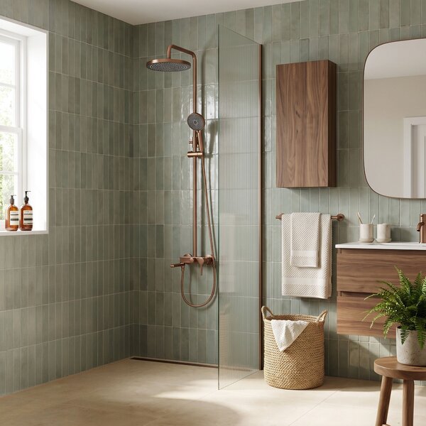 Shower set PREMIUM Rea Maxim Brush Copper