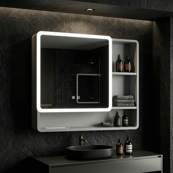 LED mirror cabinet M1016-70 70x65