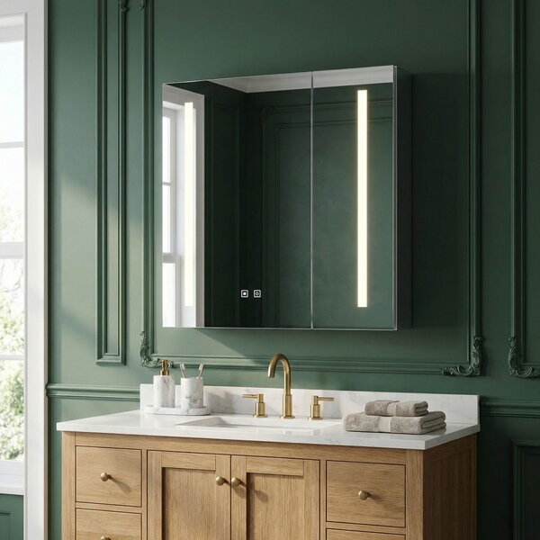 LED mirror cabinet M1015-60 60x65