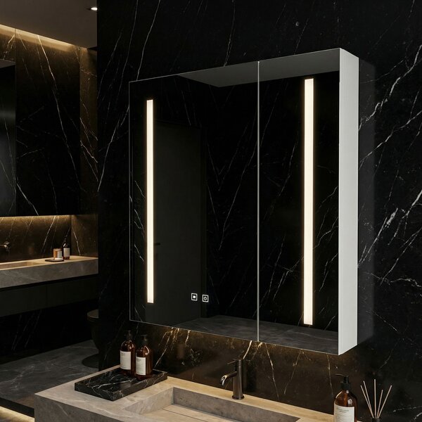 LED mirror cabinet M1015-60 60x65