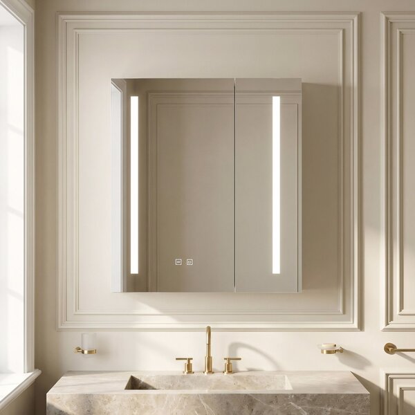 LED mirror cabinet M1015-60 60x65
