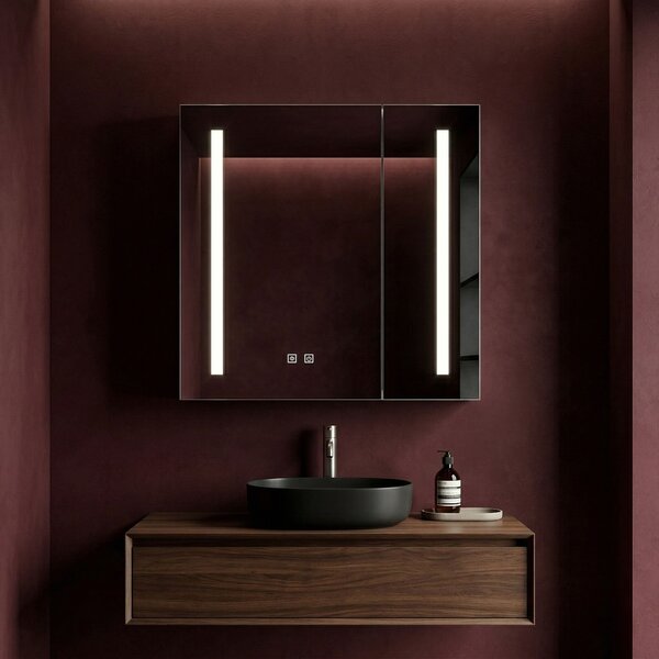 LED mirror cabinet M1015-60 60x65