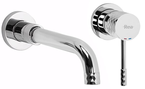 Wall Mounted faucet Rea Lungo Diamond Chrom + BOX