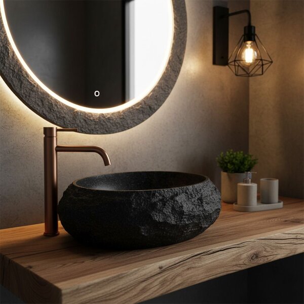Countertop Basin Rea Mika Black