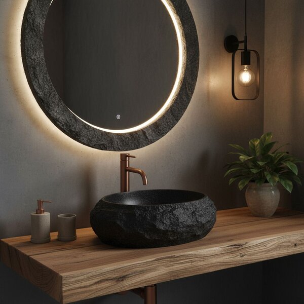 Countertop Basin Rea Mika Black