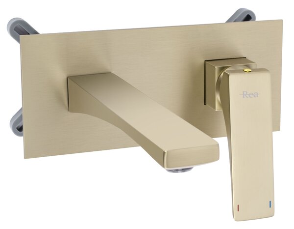 Wall Mounted faucet PREMIUM REA Joe Brush Gold