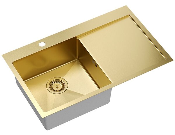 Stainless steel sink RUSSEL 111 Gold