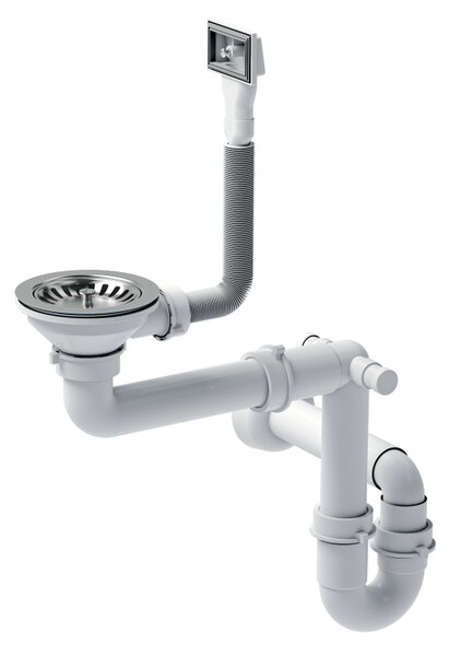 Stainless steel sink ANTHONY 50 BRUSH NICKEL