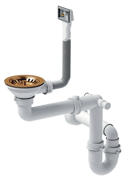 Stainless steel sink RUSSEL 116 Copper