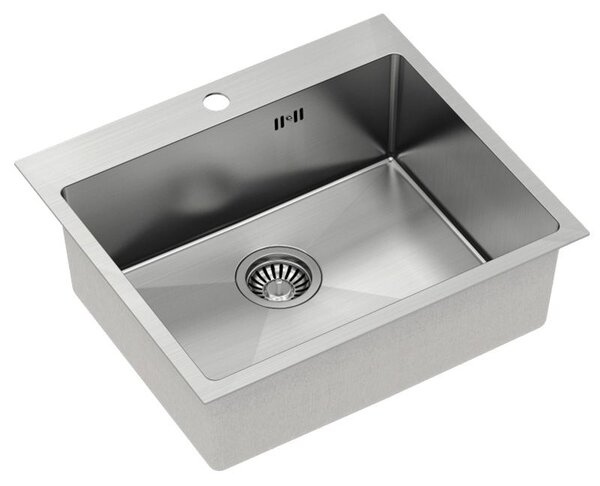 Stainless steel sink RUSSEL 110 BRUSH NICKEL