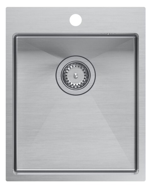 Stainless steel sink RUSSEL 90 BRUSH NICKEL