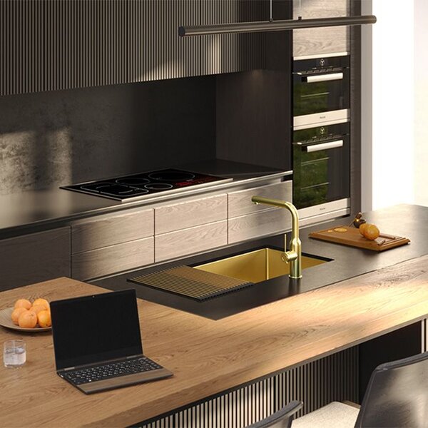 Stainless steel sink ANTHONY 80 GOLD