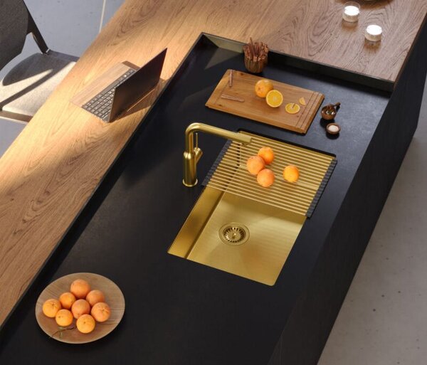 Stainless steel sink ANTHONY 80 GOLD