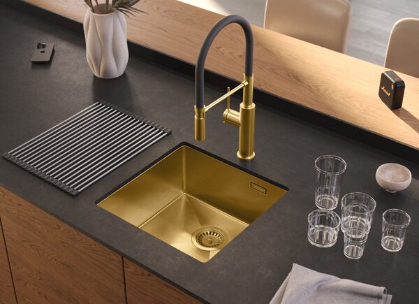 Stainless steel sink ANTHONY 50 GOLD