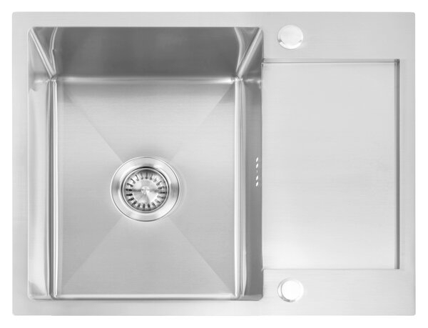 Stainless steel sink Paul BRUSH NICKEL