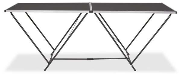 Folding Pasting Table MDF and Aluminium 200x60x78 cm