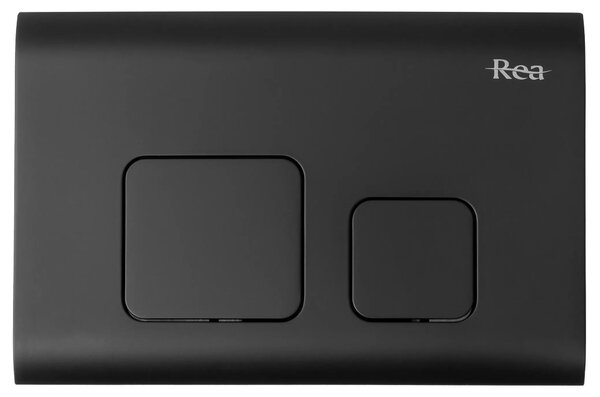 Frame set wall hung toilet bowl with button F Black