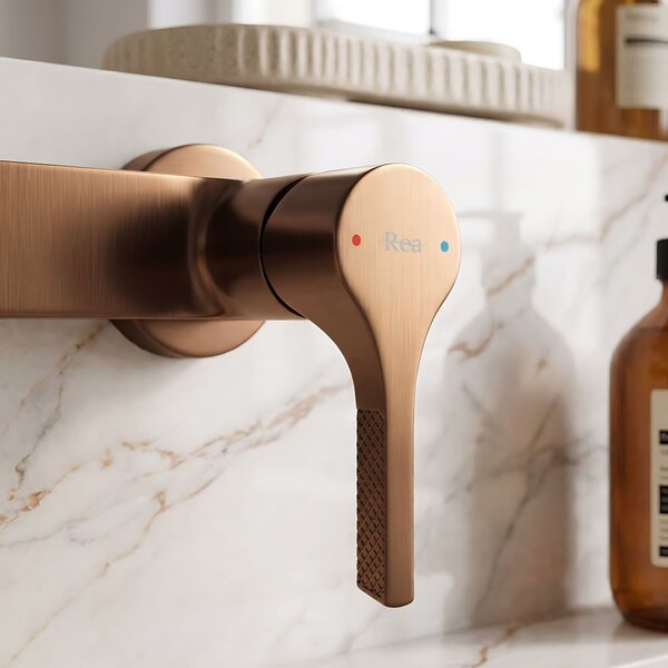 Bath faucet PREMIUM REA Maxim Brush Copper