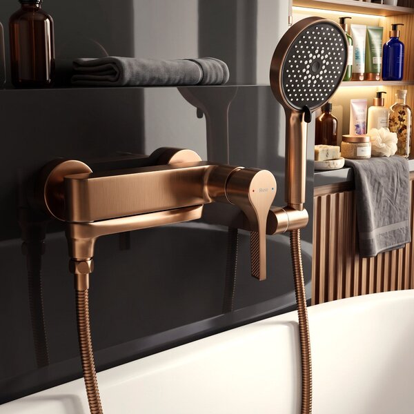 Bath faucet PREMIUM REA Maxim Brush Copper