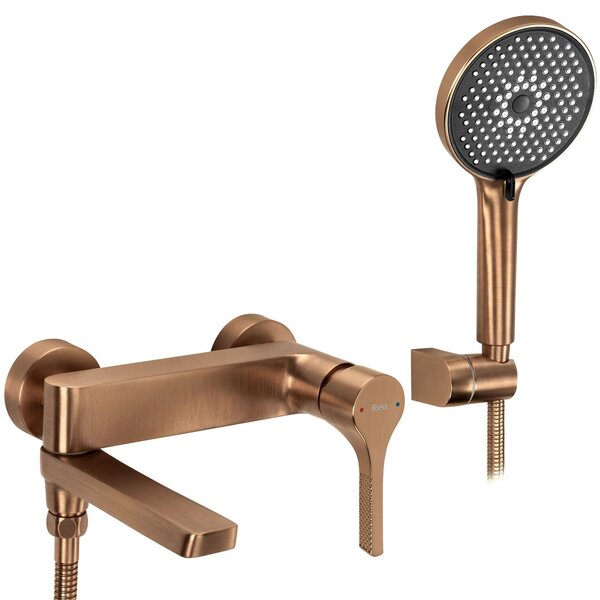 Bath faucet PREMIUM REA Maxim Brush Copper