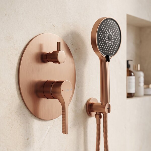 Shower system Rea Maxim Brush Copper + BOX