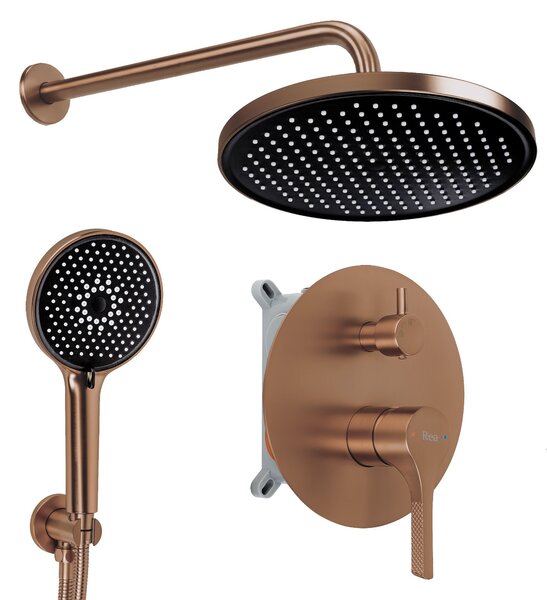 Shower system Rea Maxim Brush Copper + BOX