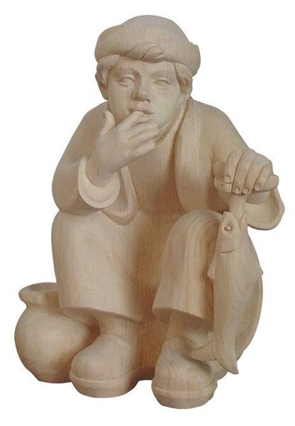 Boy with fish for Nativity scene - Advent