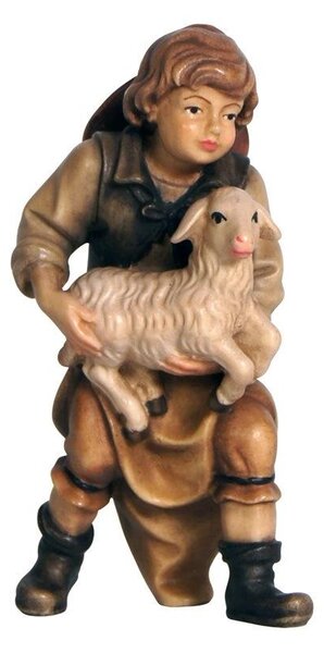 Boy with a lamb in his arms for Nativity scene - Homeland