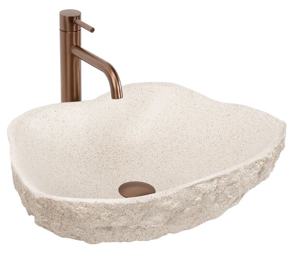 Countertop Basin Rea Isla Warm Beige
