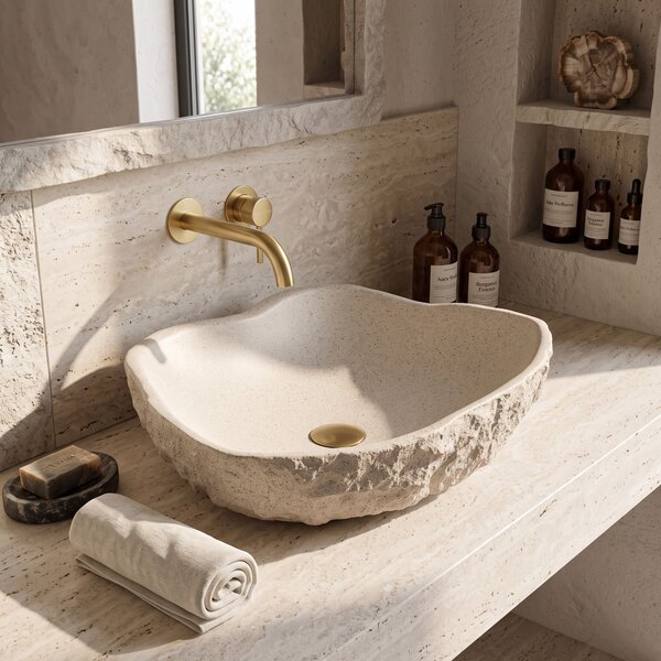 Countertop Basin Rea Isla Warm Beige