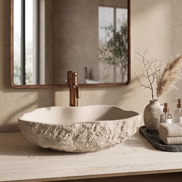 Countertop Basin Rea Isla Warm Beige