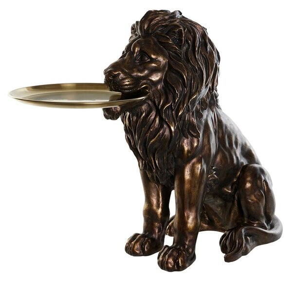 Decorative Figure DKD Home Decor 51,5 x 27 x 63 cm Lion Copper