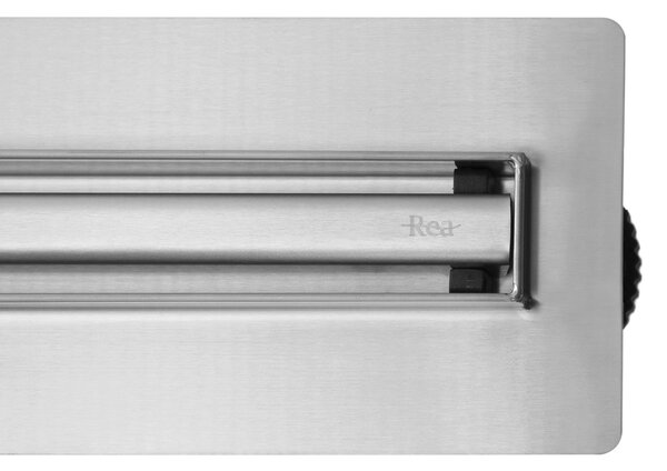Linear drainage REA Neox Slim pro NICKIEL BRUSH 50