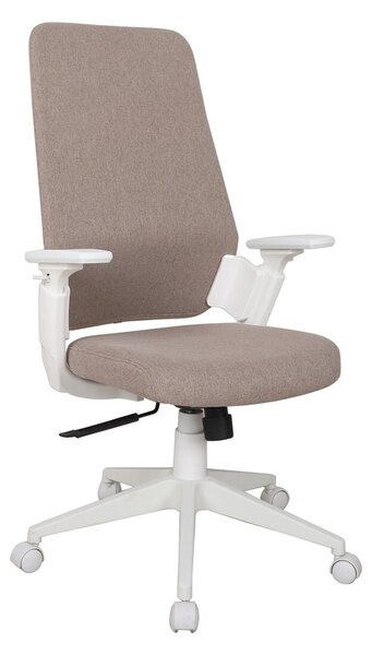 Office Chair White Taupe 67,5 x 62 x 114,5 cm