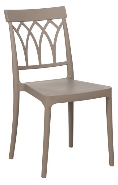 Dining Chair Taupe 42 x 54 x 83 cm