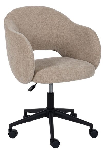 Office Chair Black Beige 56 x 56 x 85 cm