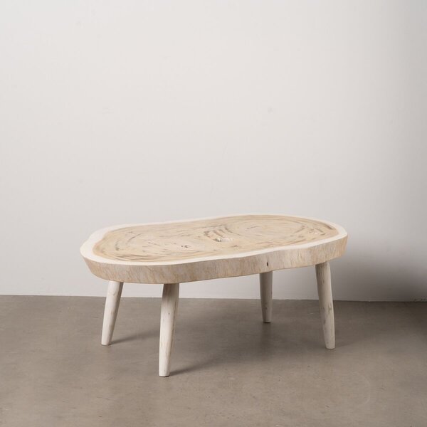 Centre Table White 100 x 70 x 45 cm