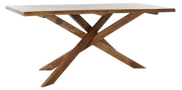 Dining Table DKD Home Decor 180 x 86 x 76 cm Natural Walnut