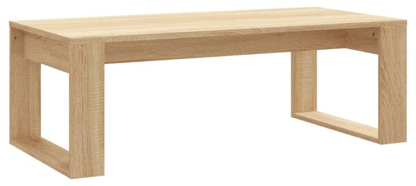 Coffee Table Sonoma Oak 102x50x35 cm Engineered Wood