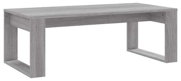 Coffee Table Grey Sonoma 102x50x35 cm Engineered Wood