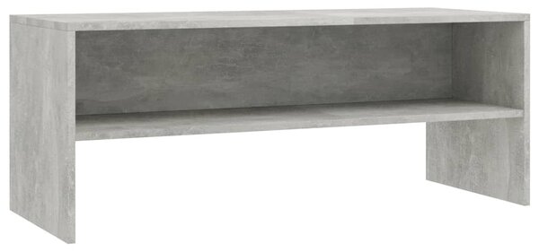 TV Cabinet Concrete Grey 100x40x40 cm Engineered Wood