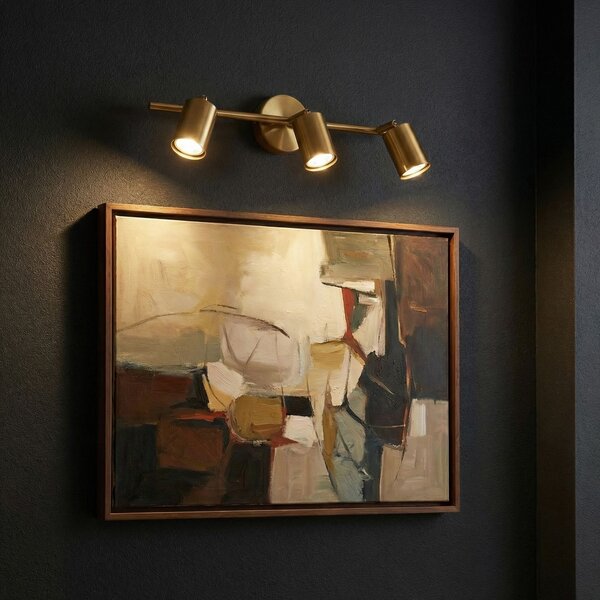 Bathroom wall sconce APP1898-3W BRUSH GOLD