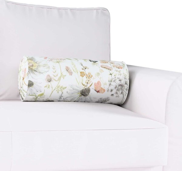 Bolster cushion with pleats