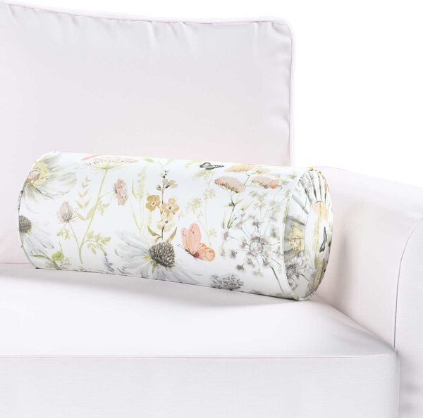 Bolster cushion with pleats